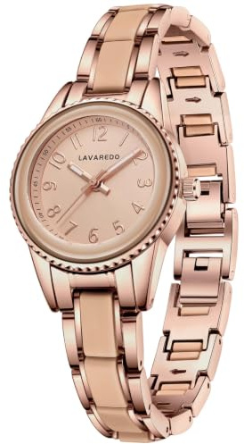 Timever Armbanduhr Damen Wasserdicht Quarzuhr Analog Uhr Edelstahlarmband | Damenuhr Analog Quarz Uhr Wasserdicht Uhren für Frauen Armbanduhr Alltag Arbeit Freizeit Reise Geschenk Frau Expansion Band