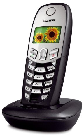 Siemens Gigaset C45 Colour Mobilteil incl. Ladeschale, schwarz