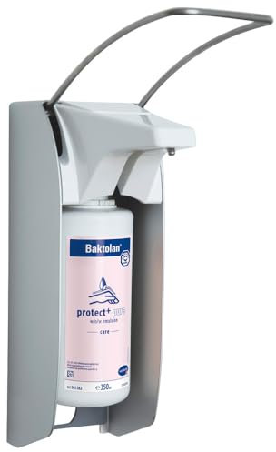 HARTMANN 9810990 Bode Eurodispenser 1 Plus und 1 Plus Touchless Metallspender, Spender mit Kurzem Armhebel, für 1L-Flasche