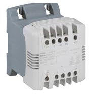 Legrand 044214 - Trasformatore di controllo e sicurezza a connessione a vite, primario 230 V a 400 V e secondario 24 V, 160 VA