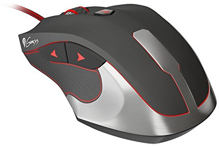 Natec GX75 Limited Edition USB Optische 7200dpi schwarz, metallisch Ambidextrös