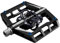 Funn Mamba Mountainbike Clipless Pedal-Set, doppelseitige Klickpedale mit breiter Plattform für MTB, kompatibel mit SPD Cleats, 9/16-Zoll CrMo-Achse Fahrradpedale (Schwarz)