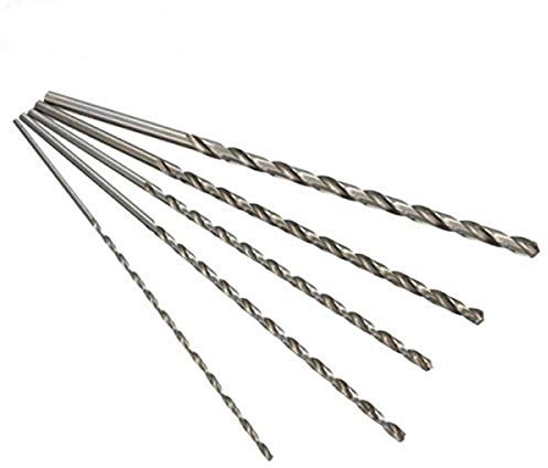 EsportsMJJ 2mm To 5mm Diameter Extra Long HSS Auger Twist Drill Bit Straigth Shank 160mm -4mm