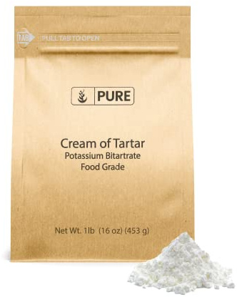 Pure Original Ingredients Cream of Tartar (1 lb) Pure & Natural, Baking & Cleaning, DIY Bath Bombs & More, Eco-Friendly Packaging,