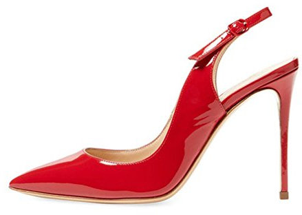 EDEFS Scarpe con Cinturino alla Caviglia Donna Rosso Taglia EU41