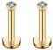 Briana Williams Lippenpiercing Chirurgenstahl Zirkonia Labret Stud Ohr Tragus Helix Piercing Set 1,2mm