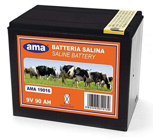 AMA Pila zinco-carbone per recinti elettrificati 9 V, 90 Ah
