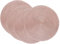 SCF2017 38CM Round Woven Shiny Plastic Placemat Sparkle Glitter Table Mats,Set of 4,Rose gold