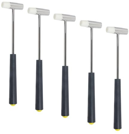 T Tulead Mini martello multifunzione da 17,8 cm per orologiaio, gioielliere, confezione da 5