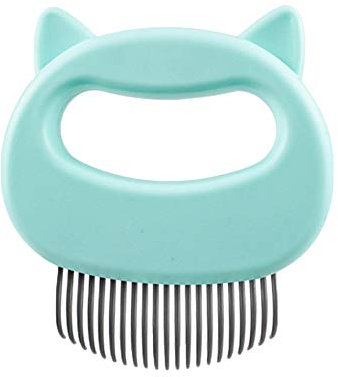Fellbürste für Lammfelle und Schaffelle, Leichte Universal-Pflegebürste für Haustiere, Hunde, Katzen, Kaninchen Grün Einheitsgröße
