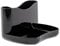 Deflecto Kaddymaster Pen Pot & Desk Tidy with Antimicrobial Treatment - Black - Pen Holder for Desk Organiser - Pen Pots for Desk Tidy Organiser Set - Pencil Pot for Office Desk Accessories