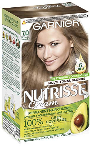 GARNIER, Haarfarbscreme, Nutrisse im Schatten 7.0 Dark Blonde