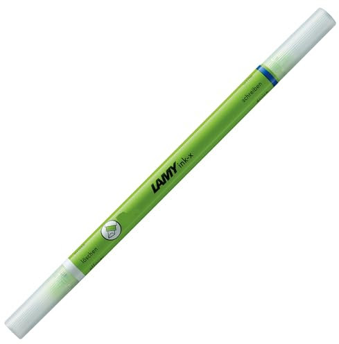 Lamy ink-x Plastic Ink Eraser with Eraser Tip and Correction Tip - Only for Erasing Royal Blue Ink, Pack of 1