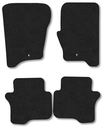 Land Rover Discovery (2014-2017) Carpet Car Mats | Black Edge Trim Tailored Fit Floor Mats Full Coverage Protection Accessories Easy Clean Anti Slip Made in the UK