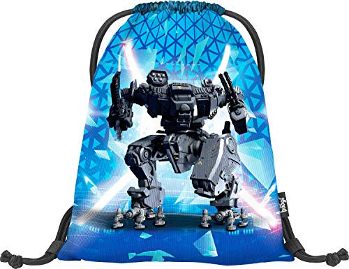 Baagl Turnbeutel für Junge, wasserdichte Schuhbeutel für Kinder, Schule und Kindergarten Sportbeutel, Sportrucksack, Gymsack (Space Battle)