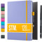 Notizbuch A5 Dotted Bullet Journal Buch und Stift - Gepunktet - Scribbles That Matter Notebook A5 - Auslaufsicheres 120g dickes papier, 215 Seiten, Hardcover Bujo, Hardcover Dot Grid note book