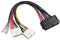 iHaospace 20P ATX to 2 Port 6Pin at PSU Power Cable for Computer 286 386 486 Converter Cable