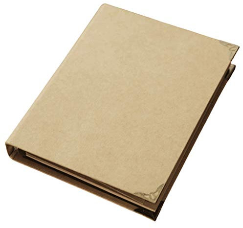 XXZY Diario B5 Kraft Carta Notebook Notebook Spesso Manuale Binder Metal Binder può sostituire Il diario a Spirale retrò del Notepad Principale Interno (Color : Brown)