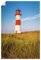 ARTLAND Wanddeko Poster & Kunstdrucke Wandposter 60x90 cm Hochformat Nordsee Strand Dünen Gras Leuchtturm Sylt Friesland U3TA