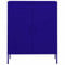 Gecheer Lagerschrank Sideboard Beistellschränke Schränke Flurschrank Küchenschrank Kommoden & Sideboards Aktenschrank, für Küche, Wohnzimmer, Büro, Marineblau 80x35x101,5 cm Stahl