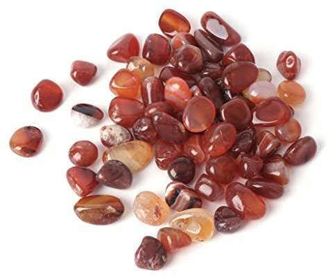 ehbn9 Naturstein Aquarium Deko Kristall Achat Bunte Kiesel Kies Rot