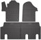 OMAC Gummi Fußmatten für Mercedes Vito W447 2014-2025 Automatten Schwarz 4X