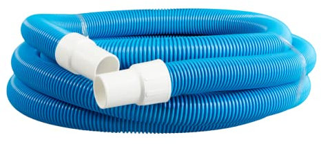 Tuyau de piscine en EVA avec manchons fixes/rotatifs DN 38 mm – 12 m | Nettoyage de piscine | Fabriqué en Allemagne
