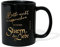 Spreadshirt Sturm Der Liebe Bitte Nicht Ansprechen Tasse Einfarbig, One size, Schwarz