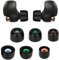 3 Paar Ersatz In-Ear Kopfhörer Kompatibel mit Sony WF-1000XM4, Gepolsterte Ohrstöpsel In-Ear Kopfhörer (S/M/L, Schwarz)