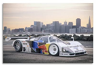 Super Auto-Poster für Mazda 787B Sportauto, Rennauto, dekoratives Gemälde, Leinwand, Wand- und Kunstbild, Familien-Schlafzimmer, Dekoration, 30 x 45 cm