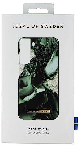iDeal Of Sweden Bedruckte Hülle für Samsung Galaxy (S22+) - Golden Olive Marble