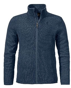 Schöffel M Fleece Jacket Aurora Übergrösse Blau - Warme schnelltrocknende Herren Fleecejacke, Größe 64 - Farbe Navy Blaz