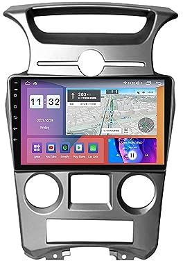 PLOKM 9 Pollici Stereo Auto Android 12 con 2 DIN Autoradio GPS Navigazione per KIA Carens 2007-2011 Auto Audio Video Radio Supporta Android Auto Apple Carplay/DSP/Dab+/FM