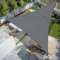 SUNNY GUARD Tenda a Vela Triangolare 4x4x4m Impermeabile,Vela ombreggiante parasole Protezione Raggi UV per Giardino Esterno terrazza,Antracite
