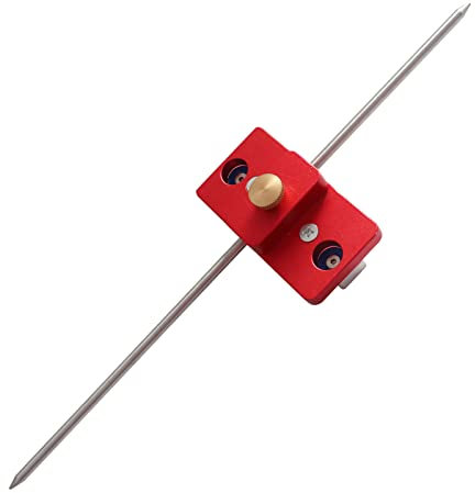 Table Saw Fence Parallel Positioning Tool, Adjustable Table Saw Aluminum Parallel Calibrating Aligning Positioning Ruler with Adjustable Limit Pin for Woodworking Table Saw Miter Slot