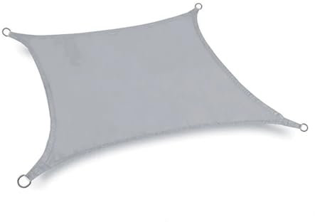 Wasserdichtes Sonnensegel for Garten, Terrasse, Sonnenschutz, UV-Schutz, Outdoor-Überdachung, Camping, Schatten, Pool, Beschattung, Markisenabdeckung, verdickt(Color:Grey,Size:2mx2m)