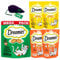 Dreamies Cat Treat 440g Bundle – Dreamies Catnip 1x200g, Dreamies Chicken 2x60g and Dreamies Cheese 2x60g Bundle with Stelr Pets Catnip Mouse Toy