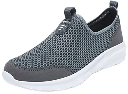 Zannycn Arbeitsschuhe Herren Luftkissen Sicherheitsschuhe Komfort Arbeit Leicht Fitness Sneaker Mit Dämpfung Laufschuhe Outdoor Running Rutschfeste Sneaker