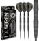 RED DRAGON Darts – Seren Onyx 3 24g - 90% Wolfram Professional Stahlspitze Dart-Set mit Dart Flüge und Dartschäfte