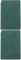 VILLCASE 2St tragbares Whiteboard Schreibtisch-Organizer Weiß Tablette Planke Papier notizbuch mit stift büromaterial Das Notebook löschbares Notizbuch Notizbuch-Whiteboard Pu Dark Green