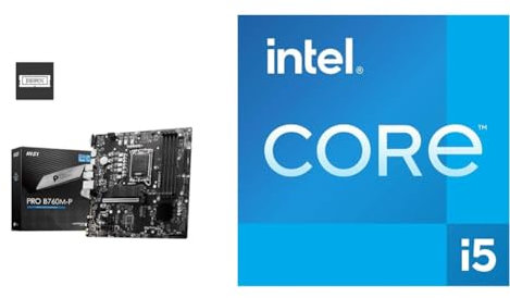 MSI PRO B760M-P Motherboard + Intel® Core™ i5-14600K Desktop Processor 14 cores