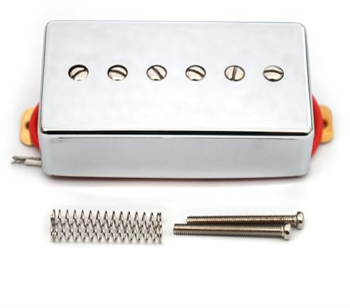 beiyaiey P90 Style Electric Guitar Humbucker-Sized Single Coil Pickup with 6 Adjustable Screws, 50mm