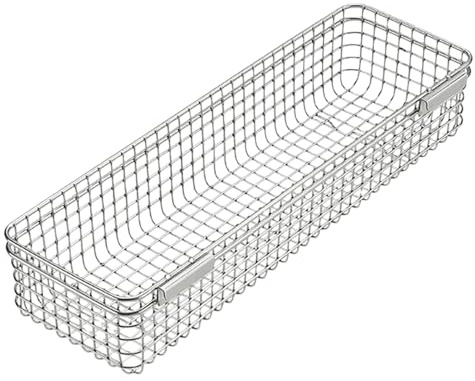 hogtnd Edelstahl Korb Für Campingutensilien Lebensmittelqualität Organizer Campingzubehör Geeignet Für Kochen Freien Und Picknicks Outdoor Küchen Organizer