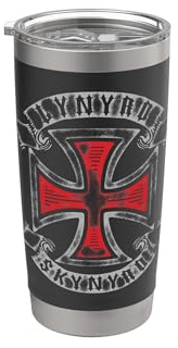 Lynyrd Skynyrd Nation Logo Vintage 1970er Biker Rock Classic Doppelwandiger Edelstahl-Thermobecher