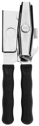 Swing-A-Way Ergo Can Opener with Silicone Handles, Black