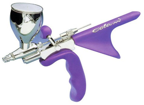 Harder & Steenbeck COLANI Aerógrafo con boquilla de 0,4 mm y taza de 15 ml con empuñadura ergonómica HAR 124003