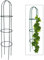 Spetebo Rank Obelisk aus Metall - 200 x 40 cm - Rosensäule Rosenbogen Rankgitter Rosengestell Rankturm Rankhilfe