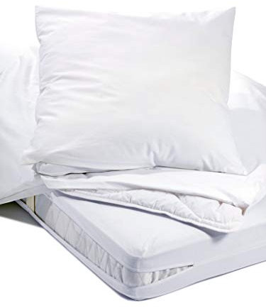 Allergiker Milben Bettwäsche Kissenbezug, Encasing Milbenkotdicht 70 x 70 cm, Milbenschutz für Hausstauballergiker