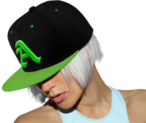Morefaz New Unisex Jungen Mädchen Mütze Baseball Cap Snapback Hut Gotisch 3D A Kinder Kappe TM (A Green Green)