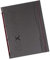 flexiNotes NOTIZBUCH A5, Typ: fN Black, Schwarzrot, 75 Blatt kariert - Ring S